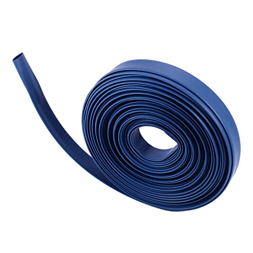 Othmro 1 x Schrumpfschlauch 2:1, elektrisches Kabelwickel-Sortiment, elektrische Isolierung, Schrumpfschlauch, blau. von Othmro
