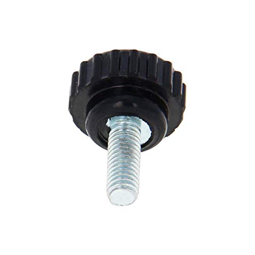 Othmro 2 Stück M6 x 15 mm Außengewinde gerändelte Klemmknäufe Griff Rändelschraube Typ Rundkopf von Othmro