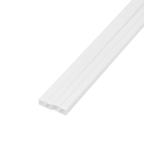 Othmro ABS-Rohr, 4 mm Außendurchmesser, 0,5 m Länge, weiß, starrer Kunststoffschlauch für Hardware, Elektro, Türen und Fenster, 4 Stück Othmro ABS-Rohr, 4 mm Außendurchmesser, 0,5 m Länge, weiß, starrer Kunststoffschlauch für Hardware, Elektro, Türen und Fenster, 4 Stück von Othmro