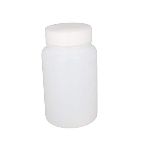 Othmro 5 Stück 250 ml Kunststoffflaschen, Labor zylindrische chemische Reagenzflasche, breite Öffnung, Laborreagenz, Polyethylen-Flasche, Probeversiegelung, Flüssigkeitsbehälter, Weiß Othmro 5 Stück 250 ml Kunststoffflaschen, Labor zylindrische chemische Reagenzflasche, breite Öffnung, Laborreagenz, Polyethylen-Flasche, Probeversiegelung, Flüssigkeitsbehälter, Weiß von Othmro