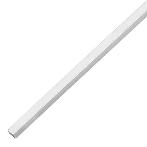 Othmro ABS-Kunststoff-Stange 4 mm OD, 0,5 m Länge ABS-Stangen Kunststoff quadratische Stange Kunststoffstangen quadratische Kunststoffstange für strukturelle und architektonische Modellherstellung DIY von Othmro