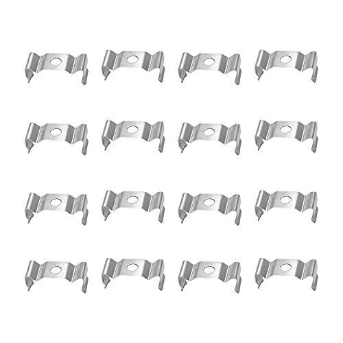 Othmro Klemmhalter T4 U Clip Halter für Lampenhalter 22,5 mm x 10 mm x 9 mm, 10 Stück, OTH190725R-1014, 16pcs Othmro Klemmhalter T4 U Clip Halter für Lampenhalter 22,5 mm x 10 mm x 9 mm, 10 Stück, OTH190725R-1014, 16pcs von Othmro