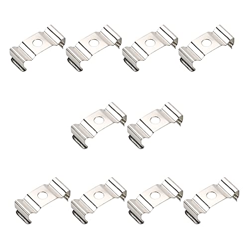Othmro Klemmhalter T4 U Clip Halter für Lampenhalter 22,5 mm x 10 mm x 9 mm, 10 Stück, OTH190725R-1016, 15pcs Othmro Klemmhalter T4 U Clip Halter für Lampenhalter 22,5 mm x 10 mm x 9 mm, 10 Stück, OTH190725R-1016, 15pcs von Othmro