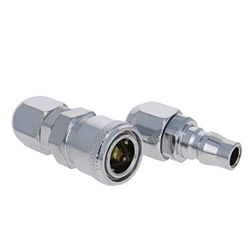 Othmro Luftdruckschlauch Schnelltrennkupplung Set Luftdruck Silber Innendurchmesser 8 mm SP40+PP40 1 Stück Othmro Luftdruckschlauch Schnelltrennkupplung Set Luftdruck Silber Innendurchmesser 8 mm SP40+PP40 1 Stück von Othmro