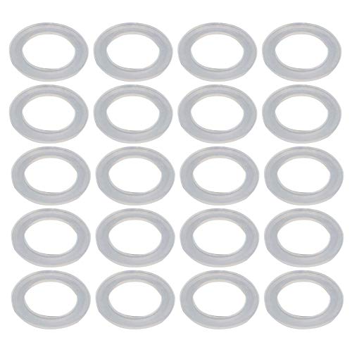 Othmro Nylon Flache Unterlegscheiben M14 22 mm OD 14 mm ID 1,2 mm Dicke Dichtung für Wasserhahn Rohr Wasserschlauch, transparent, 50 Stück Othmro Nylon Flache Unterlegscheiben M14 22 mm OD 14 mm ID 1,2 mm Dicke Dichtung für Wasserhahn Rohr Wasserschlauch, transparent, 50 Stück von Othmro