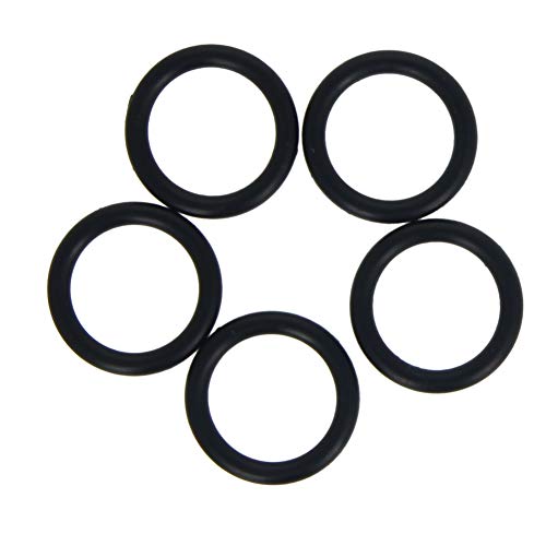 Othmro O-Ringe, 13,94 mm x 19,18 mm x 2,62 mm, schwarze Nitrilgummi-Dichtungen, Unterlegscheiben, Tüllen 25 Stück von Othmro
