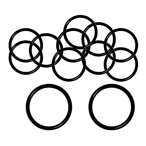 Othmro 10 Stück Nitrilkautschuk-O-Ringe, 58 mm Außendurchmesser, 48 mm Innendurchmesser, 5 mm Breite, Gummi-Unterlegscheiben, metrische Buna-N-Dichtungsringe, Schwarz von Othmro