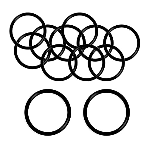 Othmro 10 Stück Nitrilkautschuk-O-Ringe, 60 mm Außendurchmesser, 50 mm Innendurchmesser, 5 mm Breite, Gummi-Unterlegscheiben, metrische Buna-N-Dichtungsringe, Schwarz von Othmro