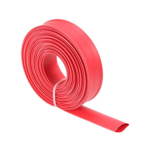 Othmro PE Schrumpfschlauch 11 mm Durchmesser 5 m Länge 2:1 Elektrische Isolierung Rohr Draht Kabel Schlauch Hülse Wrap Rot 1 Stück von Othmro