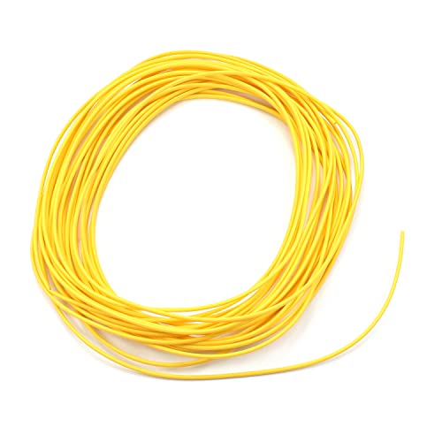 Othmro PE Schrumpfschlauch 2:1 Elektroisolierungsschlauch Draht Kabel Schlauch Ummantelung 1,5 mm Durchmesser 10 m Länge Gelb 1 Stück von Othmro