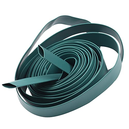 Othmro PE Schrumpfschlauch 2:1 Elektroisolierungsschlauch Draht Kabel Schlauch Ummantelung 10 mm Durchmesser 3 m Länge Grün 1 Stück von Othmro