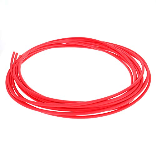 Othmro PE Schrumpfschlauch 2:1 Elektroisolierungsschlauch Draht Kabel Schlauch Wicklung 3,5 mm Durchmesser 2 m Länge Rot 4 Stück von Othmro