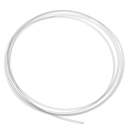 Othmro PTFE-Schlauch 1,8 mm ID x 2,2 mm OD x 2 m PTFE Tube für PLA ABS 3D-Drucker, milchig weiß, 1 Stück von Othmro
