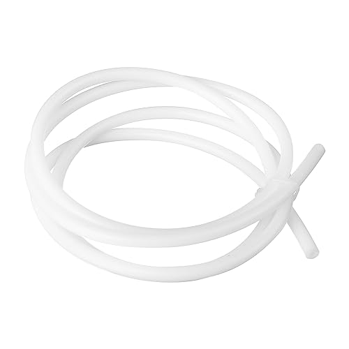 Othmro PTFE-Schlauch 3 mm ID x 5 mm OD x 1 m PTFE-Röhre für PLA ABS 3D-Drucker, milchig weiß, 1 Stück von Othmro