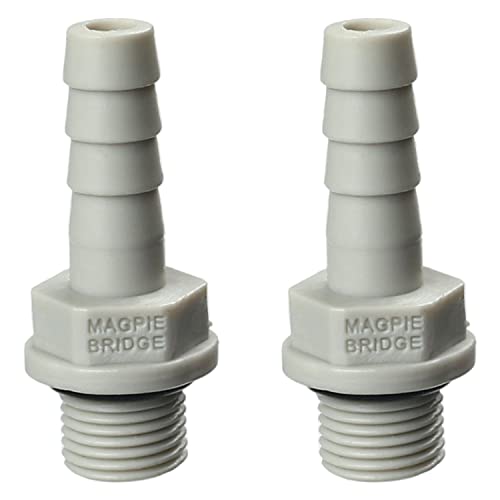 Othmro G1/8 PVC-Schlauchverschraubung, 9,5 mm Anschluss auf 6 mm Schlauchstutzen, Adapter, Außengewinde, Gartenschlauch, Rohrverbindungsstücke, 6-1, 6 Stück Othmro G1/8 PVC-Schlauchverschraubung, 9,5 mm Anschluss auf 6 mm Schlauchstutzen, Adapter, Außengewinde, Gartenschlauch, Rohrverbindungsstücke, 6-1, 6 Stück von Othmro