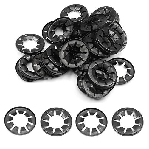 Othmro Pack of 50 Unterlegscheiben, 20 mm ID 40 mm OD Manganstahl Push On Lock Unterlegscheiben, Clips, Verschluss, Für die industrielle Fertigung von Maschinen und Anlagen von Othmro