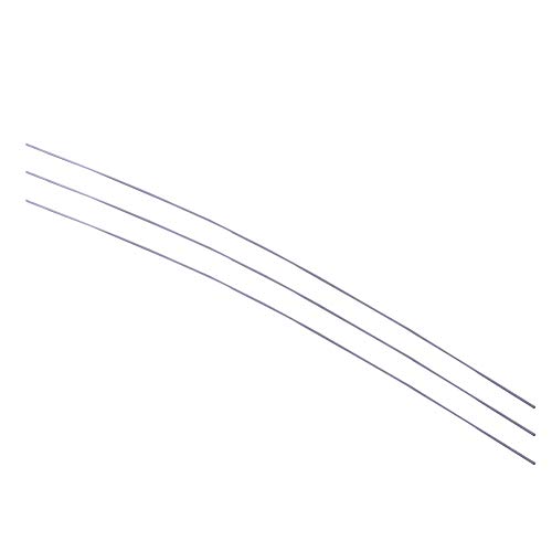 Othmro Rundstab 3 mm OD 1 Meter Länge (POM), Polyoxymethylen-Stäbe, Engineering Rundstäbe, weiß, 3 Stück von Othmro