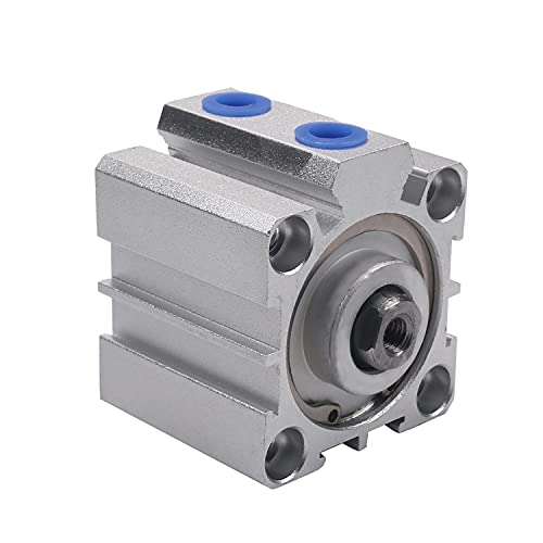 Othmro SDA32 x 15 Dichtung, dünne Luftzylinder, pneumatische Luftzylinder, 32 mm, Bohrung 15 mm, Hub, Aluminiumlegierung, pneumatische Komponenten für pneumatische und hydraulische Systeme, 1 Stück von Othmro