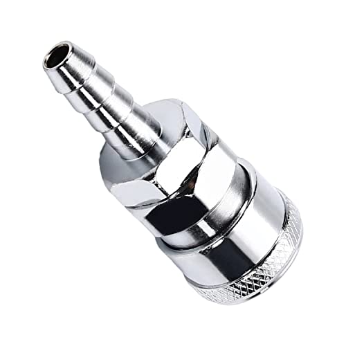 Othmro SH20 Luftdruckschlauch, Schnelltrennkupplung, silberfarben, Innendurchmesser 8 mm, 1 Stück Othmro SH20 Luftdruckschlauch, Schnelltrennkupplung, silberfarben, Innendurchmesser 8 mm, 1 Stück von Othmro