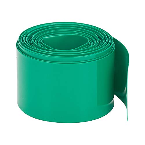 Othmro Schrumpfschlauch, PVC, flach, Breite 30 mm, Länge 5 m, für Big Battery Pack Power Green von Othmro