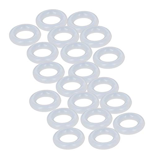 Othmro Silikon-O-Ringe, 8 mm Innendurchmesser, 14 mm Außendurchmesser, 3 mm Breite, 20 Stück von Othmro