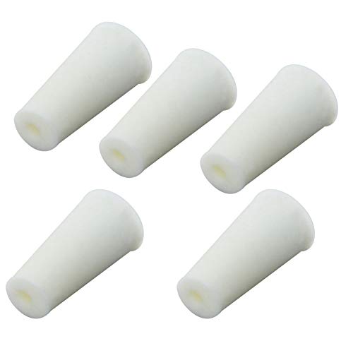 Othmro Silikon-Stopper Carboy Airlock Stopper mit 10 mm Loch Silikon Stöpsel Weiß für Heimbrauen Bier Kombucha 5 Stück Luftschlösser-Stopper Othmro Silikon-Stopper Carboy Airlock Stopper mit 10 mm Loch Silikon Stöpsel Weiß für Heimbrauen Bier Kombucha 5 Stück Luftschlösser-Stopper von Othmro