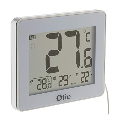 Thermomètre intérieur/Extérieur filaire Blanc von Otio