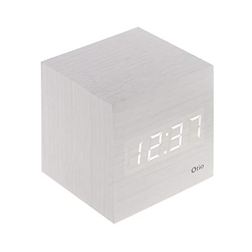 Otio 936300 Thermometer Cube, Holz, weiß von Otio