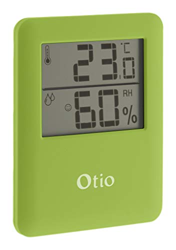 Otio Thermometer/Hygrometer, magnetisch, Grün von Otio