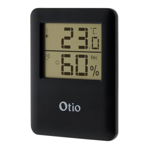 Otio Thermometer Hygrometer Digital Innen Schwarz von Otio