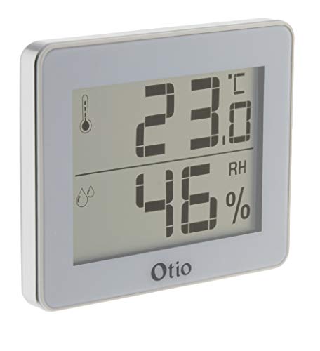 Otio – Weißes Hygrometer-Thermometer – LCD-Bildschirm von Otio