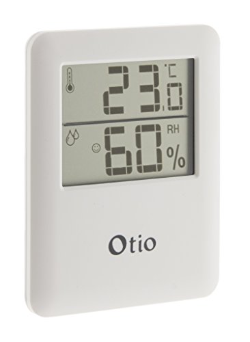Thermomètre/Hygromètre intérieur magnétique Blanc von Otio
