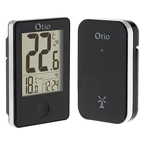 Thermomètre int/ext sans fil Noir von Otio