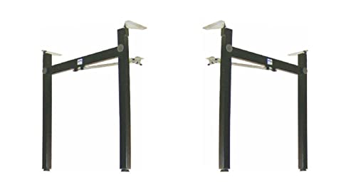 Otm Gambe Pieghevoli Set mit 2 Klappbeinen 60 cm verstärkt, für Tischset Biertischgarnitur DIY, buffetisch, gartentisch von Otm Gambe Pieghevoli