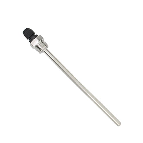 1/2 Zoll - tauchhülse 1/2 edelstahl Eintauchen von 30mm 50mm 100mm 200mm 300mm 400mm 500mm - Immersion well thermowell thermopocket für Thermoelement (500mm) von Otomatico