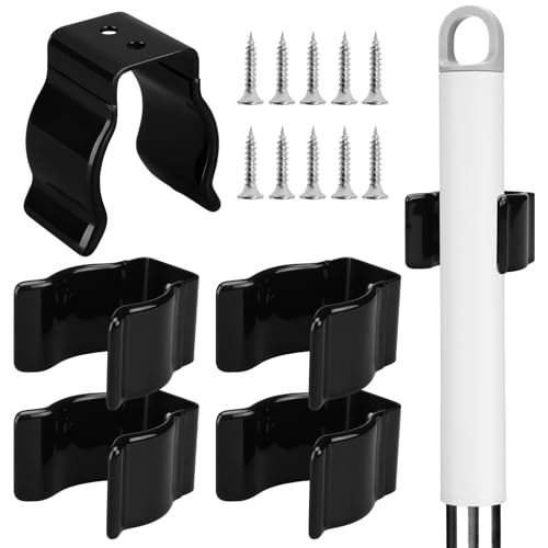 Otoolling 5 Stück Federclip Besen Clip mit Schrauben für 3,8 cm Durchmesser Schwarz Mangan U-Form Stahl Clips Halter Halterung für Werkzeuge Rechen und Taschenlampe Rohr Werkzeughalter Wand Garage Otoolling 5 Stück Federclip Besen Clip mit Schrauben für 3,8 cm Durchmesser Schwarz Mangan U-Form Stahl Clips Halter Halterung für Werkzeuge Rechen und Taschenlampe Rohr Werkzeughalter Wand Garage von Otoolling