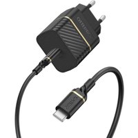 OtterBox 20 Watt Schnellladegerät mit USB-C Kabel (Schwarz) von OtterBox