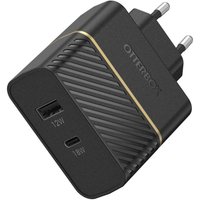 OtterBox 30 Watt Schnellladegerät mit USB-A und USB-C (Schwarz) von OtterBox