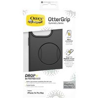 Otterbox OtterGrip Symmetry Cover Apple iPhone 14 Pro Max Schwarz MagSafe kompatibel, Stoßfest von OtterBox