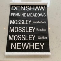 1986 Bus Schild Individual Place-Name - Greater Manchester3 Denshaw/Pennine Meadows Mossley Brookbottom Roaches Newhey von OttersInteriors