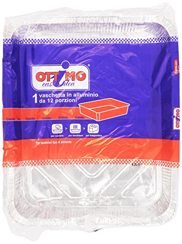 Ottimo Hervorragende Tablett – Aluminium, 12 Portionen – 1 Stück von Ottimo