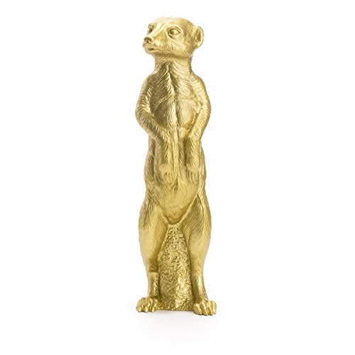 Das Erdmännchen - Figur / Skulptur von Prof. Ottmar Hörl - Farbe gold - Höhe 49 cm … Das Erdmännchen - Figur / Skulptur von Prof. Ottmar Hörl - Farbe gold - Höhe 49 cm … von Ottmar Hörl