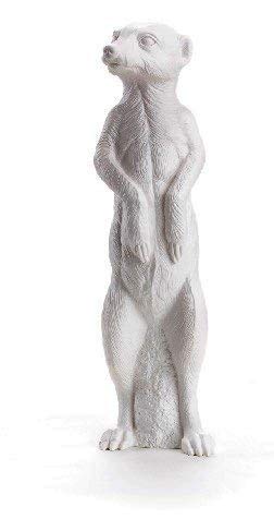 Le Erdmännchen Farbe Weiß von der Künstler Ottmar Hörl – mehrere Editionen 2009 – Maße: H 49 x B 15 x T 30 cm. Le Erdmännchen Farbe Weiß von der Künstler Ottmar Hörl – mehrere Editionen 2009 – Maße: H 49 x B 15 x T 30 cm. von Ottmar Hörl