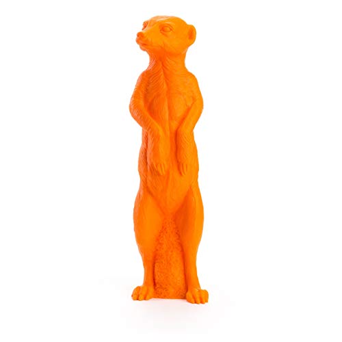 Ottmar Horl Suricate Orange Wandkunstdruck, 1 Stück, mattes Finish, für den Innenbereich, Wohnzimmer, Heimbüro von Ottmar Hörl