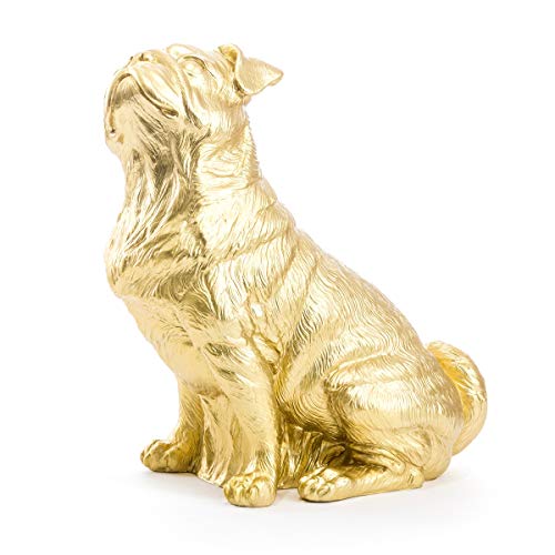 Mops Hund von Künstler Ottmar Hörl, Farbe Gold Mops Hund von Künstler Ottmar Hörl, Farbe Gold von Ottmar Hörl
