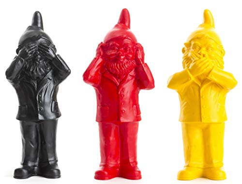 Ottmar Hörl Geheimnisträger Set - Nichts sehen, Nichts hören, Nichts Sagen - schwarz rot Gold - Set mit DREI Skulpturen Ottmar Hörl Geheimnisträger Set - Nichts sehen, Nichts hören, Nichts Sagen - schwarz rot Gold - Set mit DREI Skulpturen von Ottmar Hörl