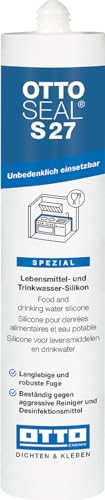 OTTOSEAL S 27 Lebensmittel- und Trinkwasser-Silikon 310 ml Kartusche C00 transparent von Otto Chemie