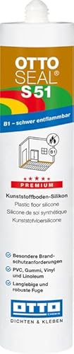 OTTOSEAL S 51 Premium-Kunststoffboden-Silikon 310 ml Kartusche C00 transparent von Otto Chemie