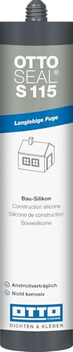 OTTOSEAL S 115 Bau-Silikon 310 ml Kartusche C56 betongrau von Otto Chemie