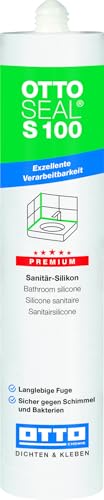 OTTOSEAL S100 Premium-Sanitär-Silikon 300ml C08 jasmin von OTTOSEAL